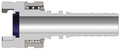 Dixon 4PS3 THOR COUPLER, 3/8" BARB, STEEL    Body Material: STEEL Body Size: 1/2"